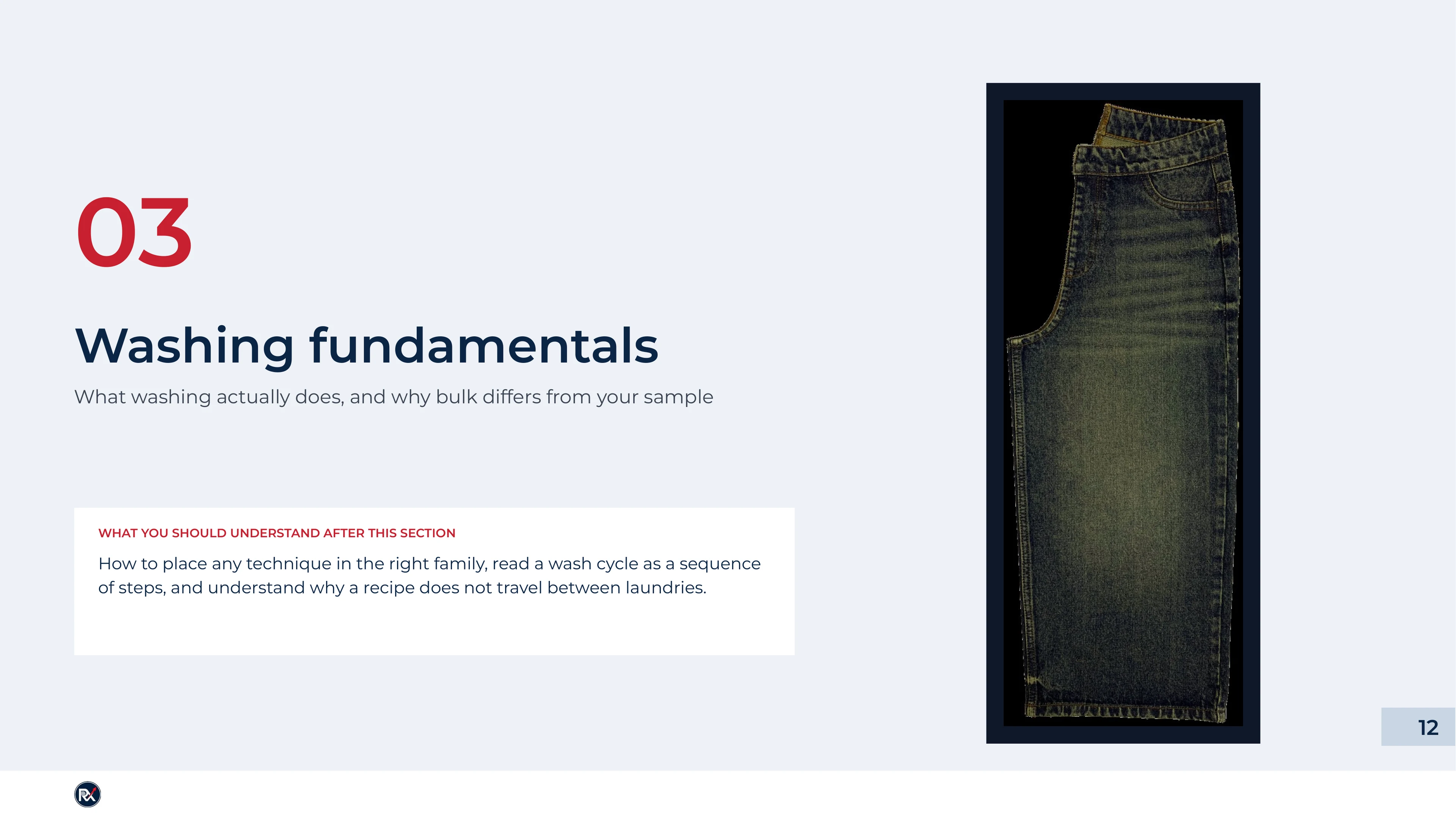 Slide 12 of 85: Washing fundamentals