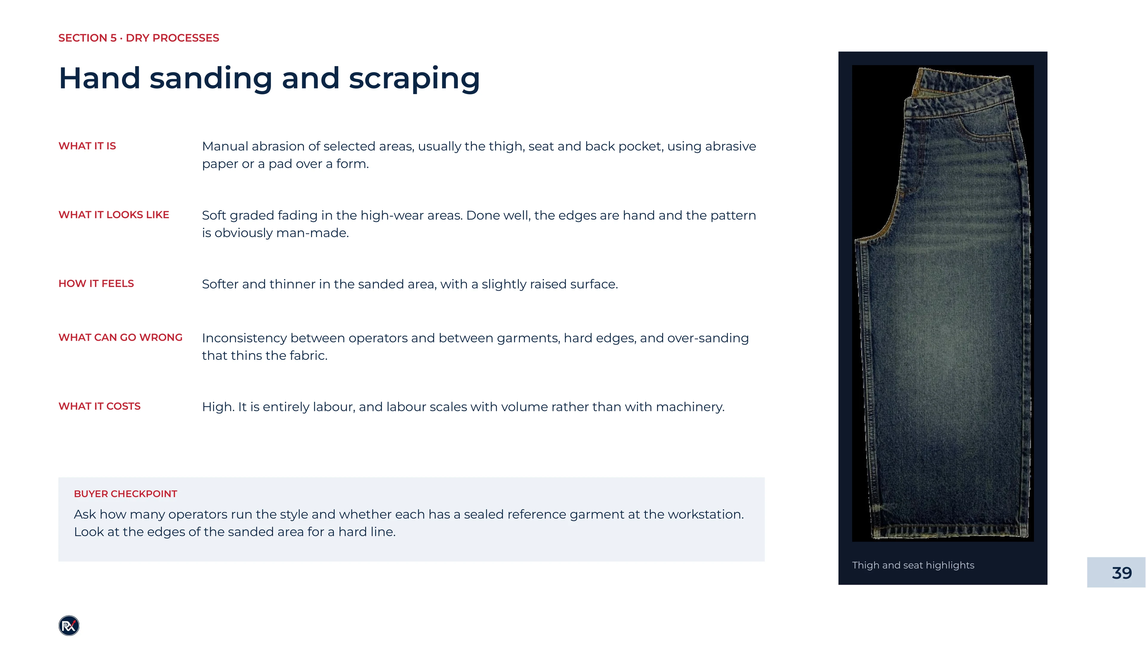 Slide 39 of 85: Hand sanding and scraping