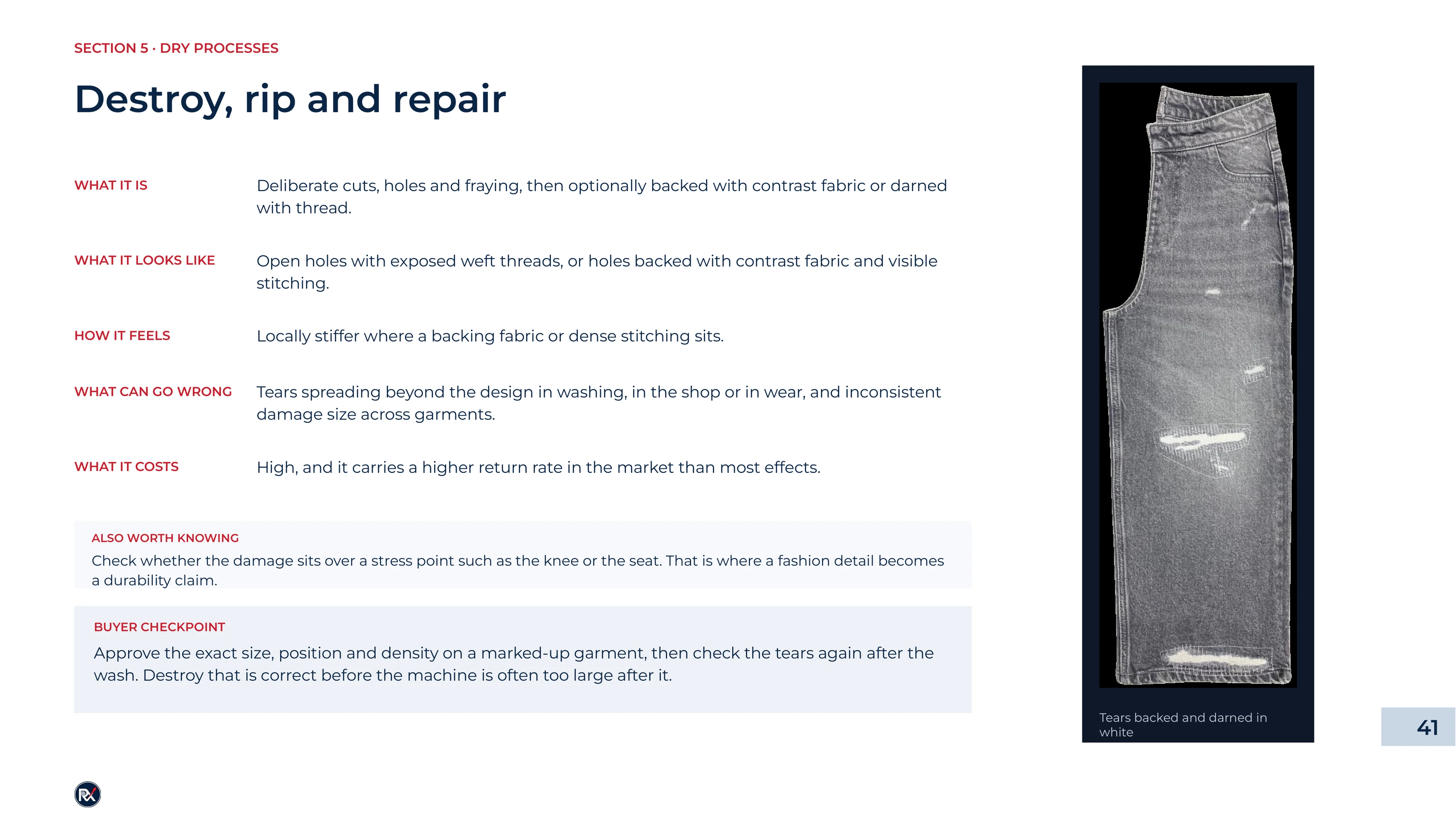 Slide 41 of 85: Destroy, rip and repair