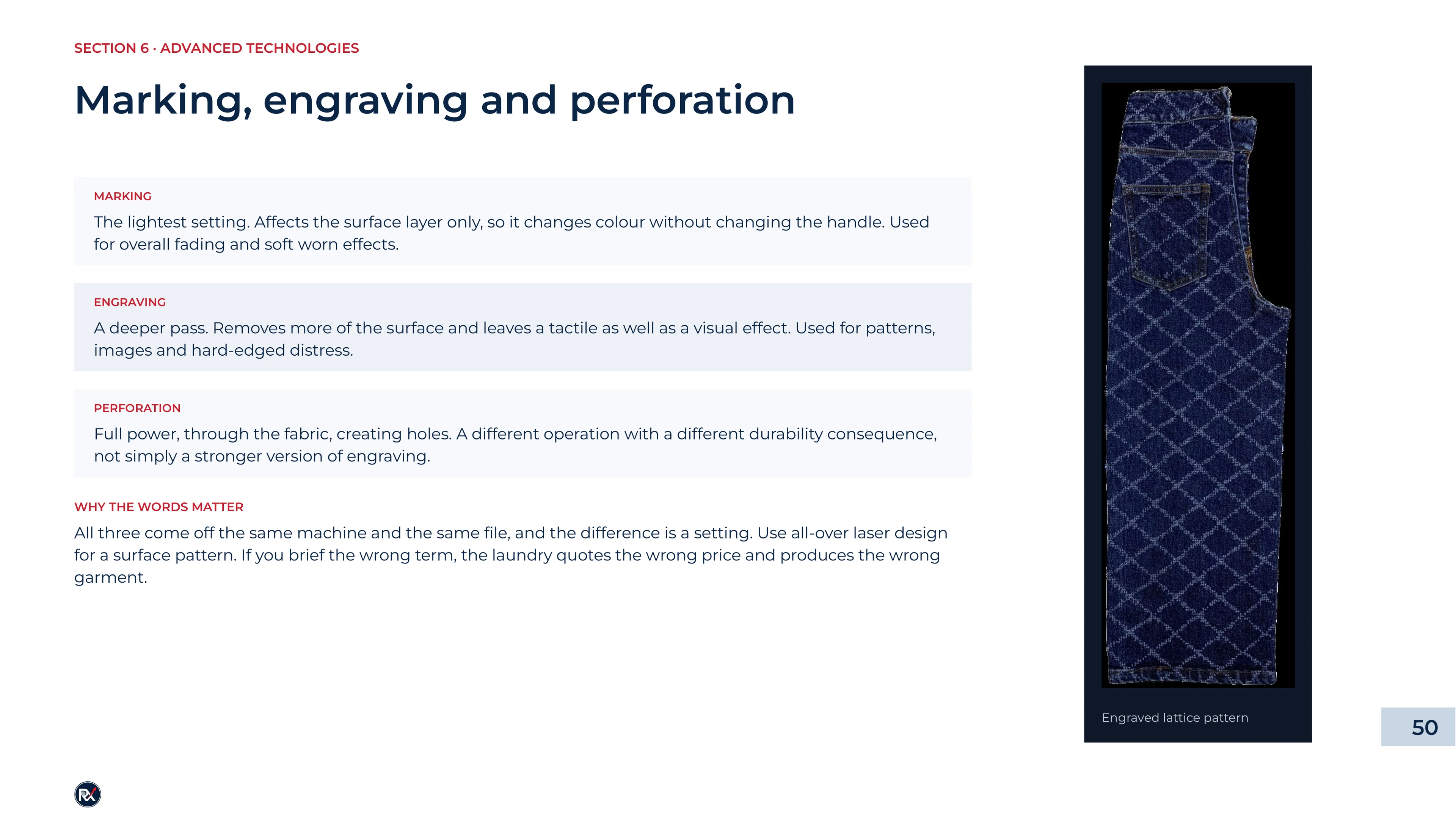 Slide 50 of 85: Marking, engraving and perforation