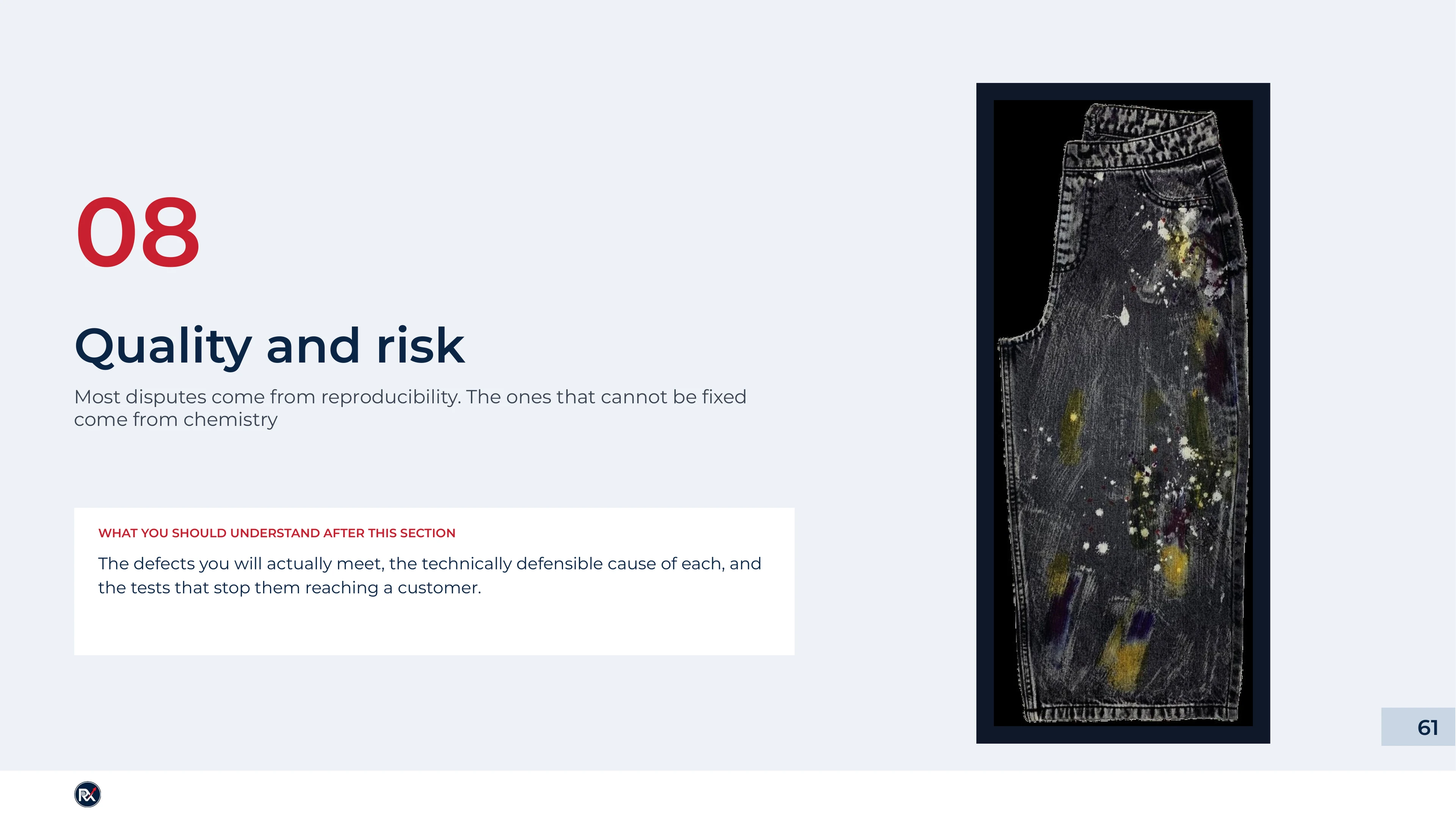 Slide 61 of 85: Quality and risk