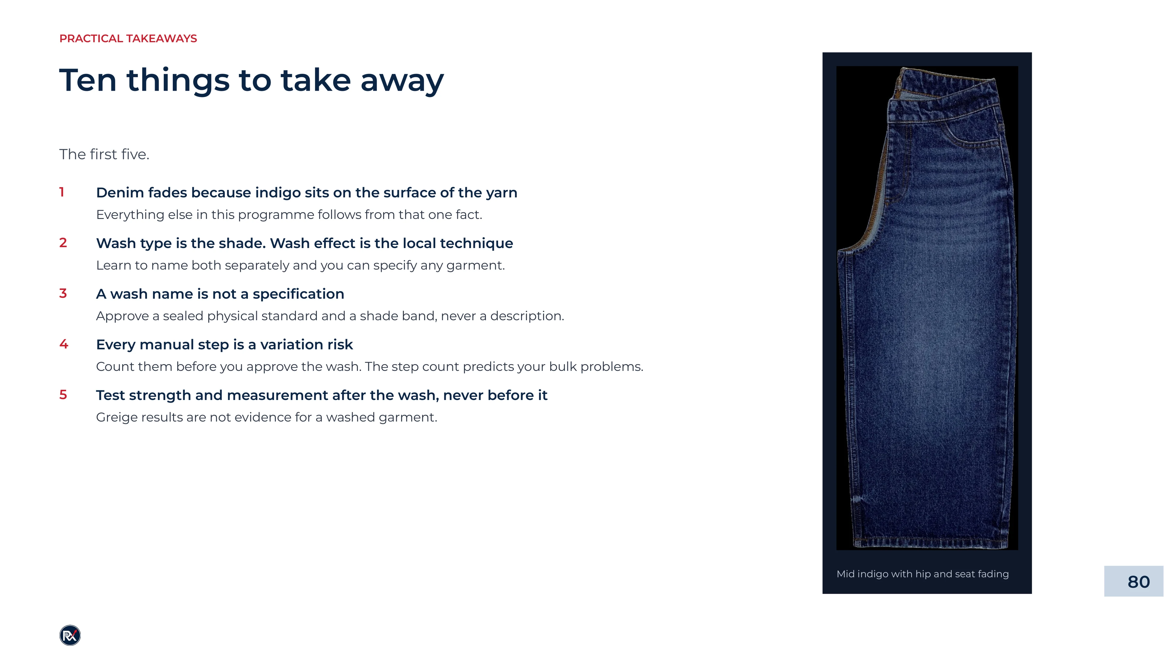 Slide 80 of 85: Ten things to take away