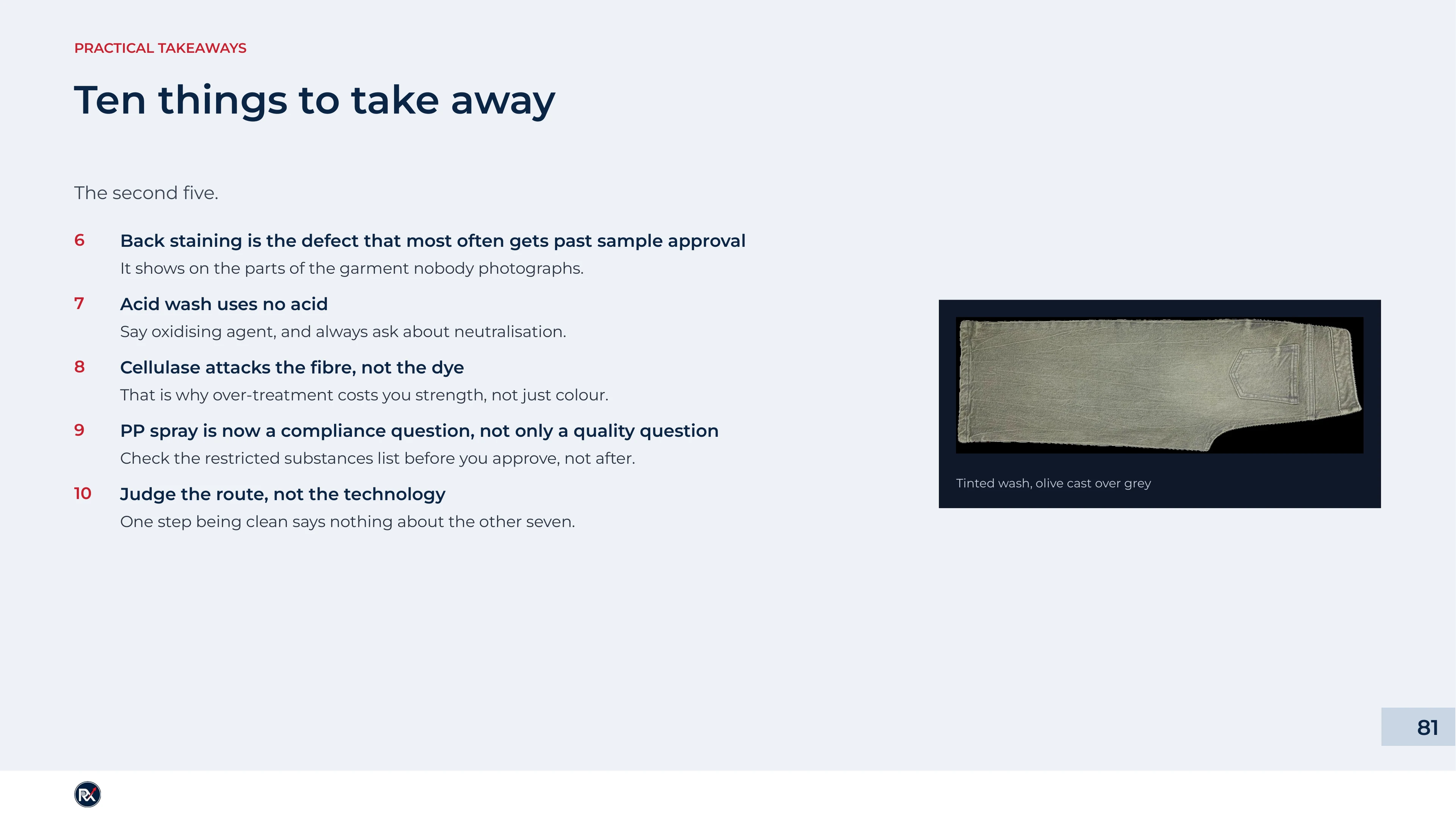 Slide 81 of 85: Ten things to take away